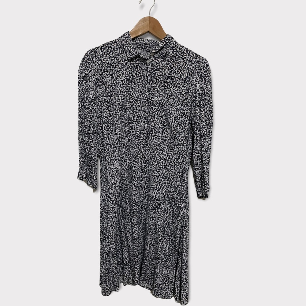 H&M floral dress with collar